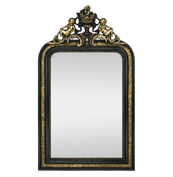 French Antique Napoleon III Style Mirror, 19th Century