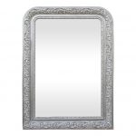 Louis-Philippe Style Silvered Mirror, circa 1900