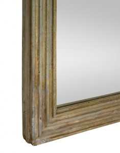 Louis-XVI-antique-frame-mirror-carved-wood-gray-Trianon-circa-1770