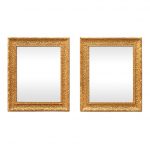 Pair of French Giltwood Mirrors, circa 1900