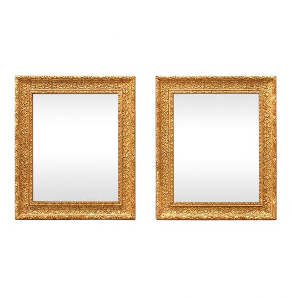 Pair of French Giltwood Mirrors, circa 1900