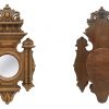 antique-carved-wood-round-mirror-renaissance-style