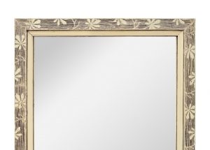 antique-frame-mirror-grooves-stylized-chestnut-leaves-ornaments-beige-brown