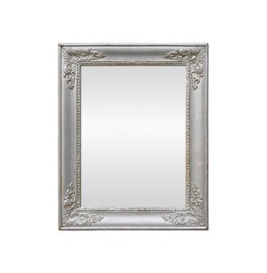 Silvered Wood Restoration Style Mirror, Late 19th Century