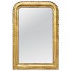 Antique French Giltwood Mirror, Louis-Philippe Style, circa 1890