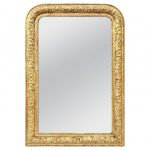 Antique French Giltwood Mirror Louis-Philippe Style, circa 1900