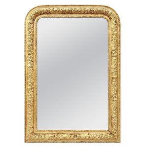 Antique French Giltwood Mirror Louis-Philippe Style, circa 1900