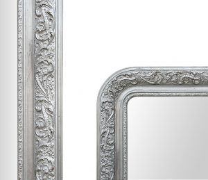 antique-silver-leaf-mirror-Louis-Philippe-style