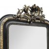 antique-wall-mirror-napoleon-III style-pediment-black-gilt-circa-1880