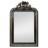 antique-wall-mirror-with-pediment-black-gilt-napoleon-III style-circa-1880
