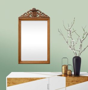 antique-wood-wall-mirror-carved-oak-wood-pediment