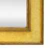 detail-contemporary-art-mirror-by-Pascal-and-Annie-yellow-colors-and-gilding