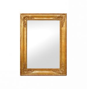 French Restoration Style Giltwood Mirror, 19th Century