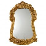 French Antique Giltwood Mirror, 19th Century