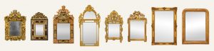French antique wall mirrors - History