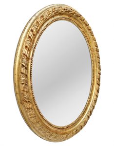 large-antique-oval-mirror-giltwood-napoleon-III-style-circa-1860